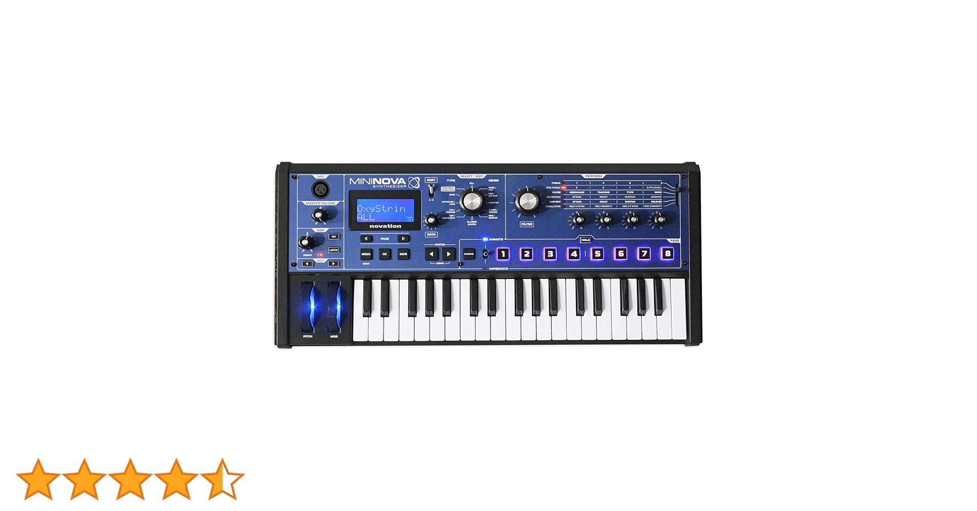Amazon.co.jp: Novation MiniNova シンセサイザー UltraNova サウンド